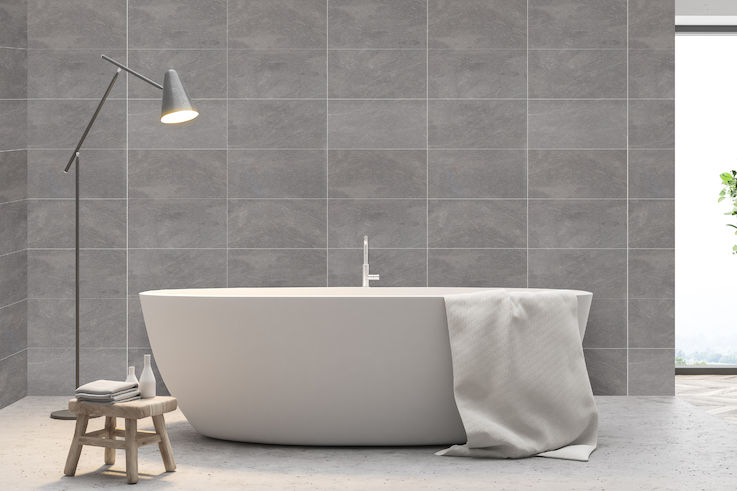 Natural Slate Glossy Finish 60 x 30 Bathroom Wall panel