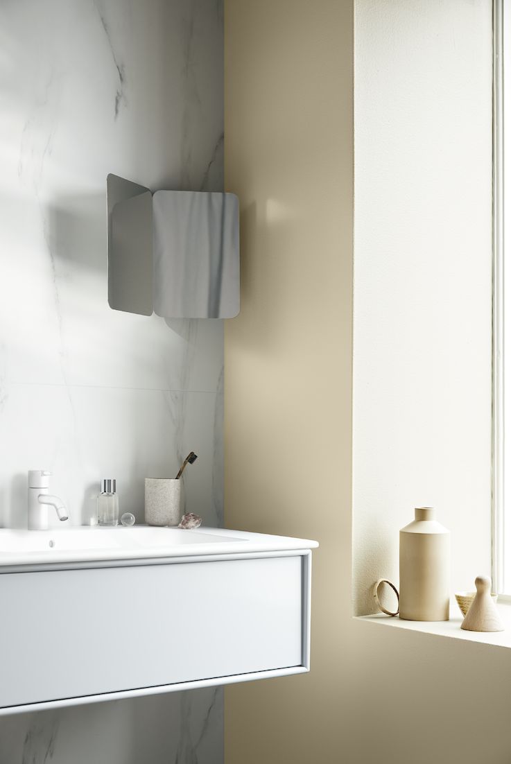 White marble Glossy Finish 60 x 240 Bathroom Wall panel